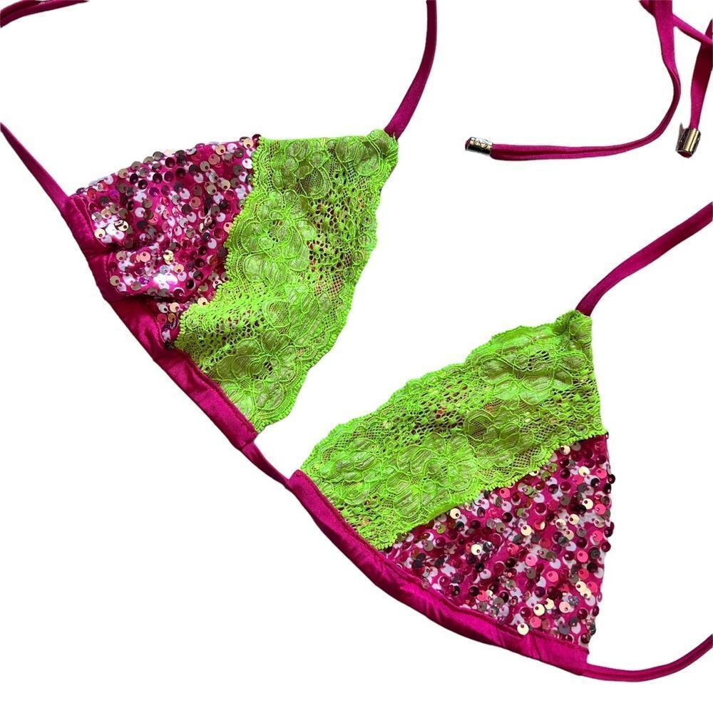 Beach Bunny‎ Sequin Bikini Top